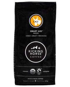 Kicking Horse Coffee, Smart Ass, Medium Roast Whole Bean