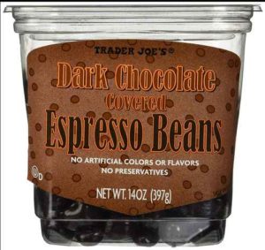 Trader Joe's Dark Chocolate Covered Espresso Bean
