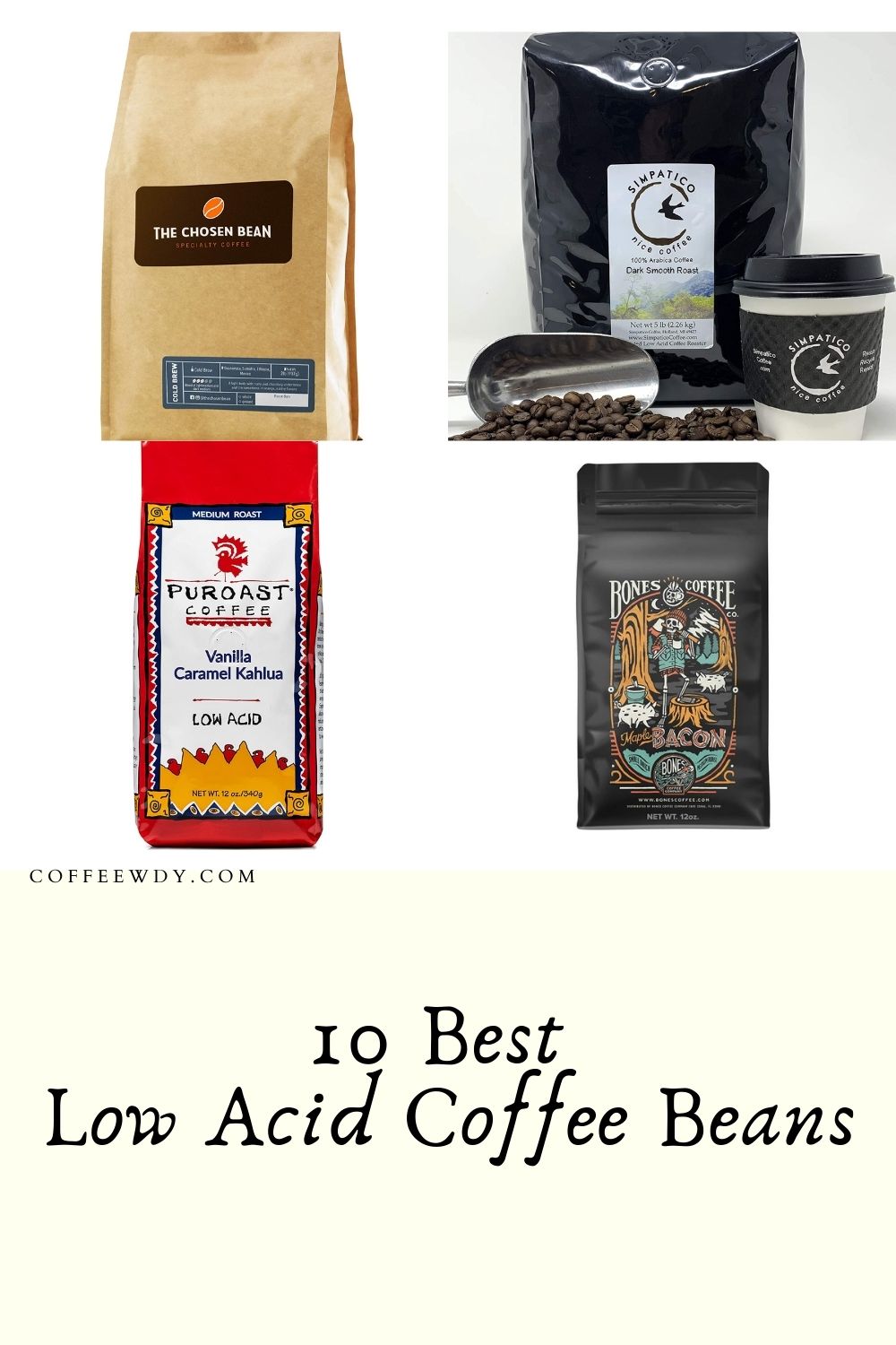 Best Low Acid Coffee Beans : The 10 Brands To Try!